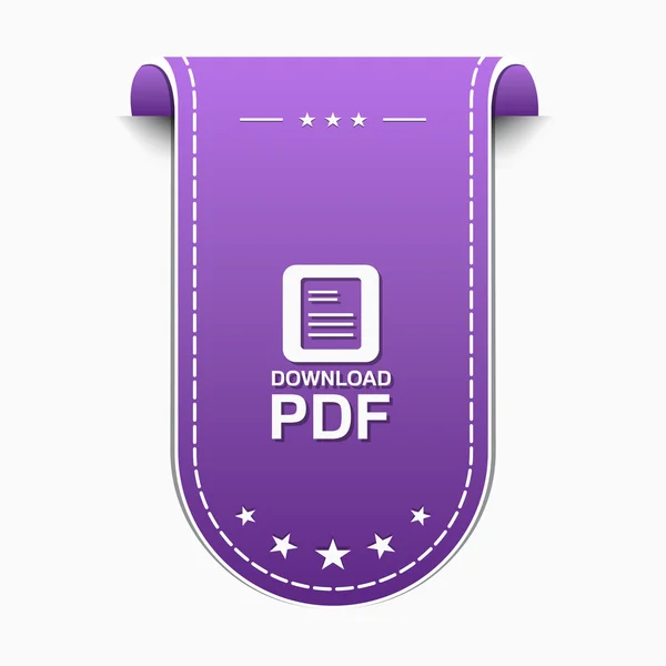 Pdf-Symbol herunterladen — Stockvektor