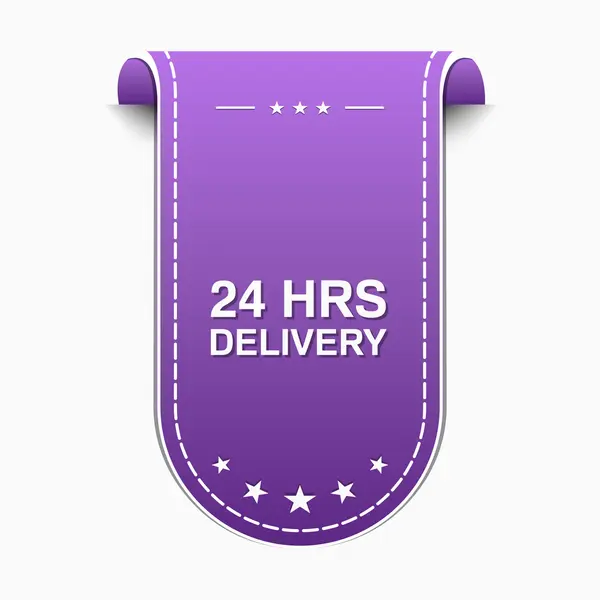 24 Hours Delivery Icon — Stock Vector