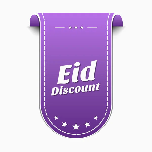 Diseño de icono de descuento Eid — Archivo Imágenes Vectoriales