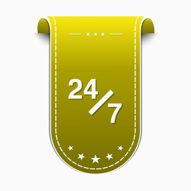24 saat servis simgesi