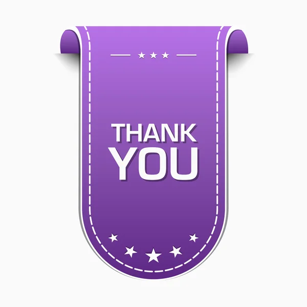 Thank You Icon Design — Stock Vector