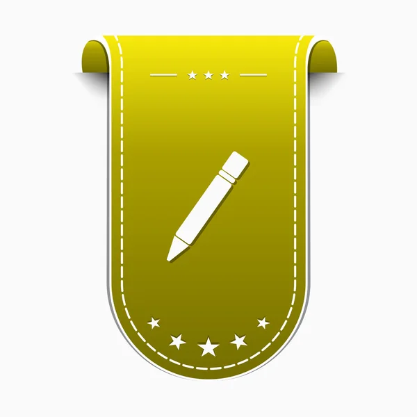 Pencil Icon Design — Stock Vector