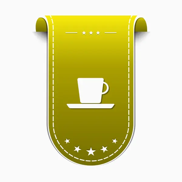 Mug Sign Icon Design — Stock Vector