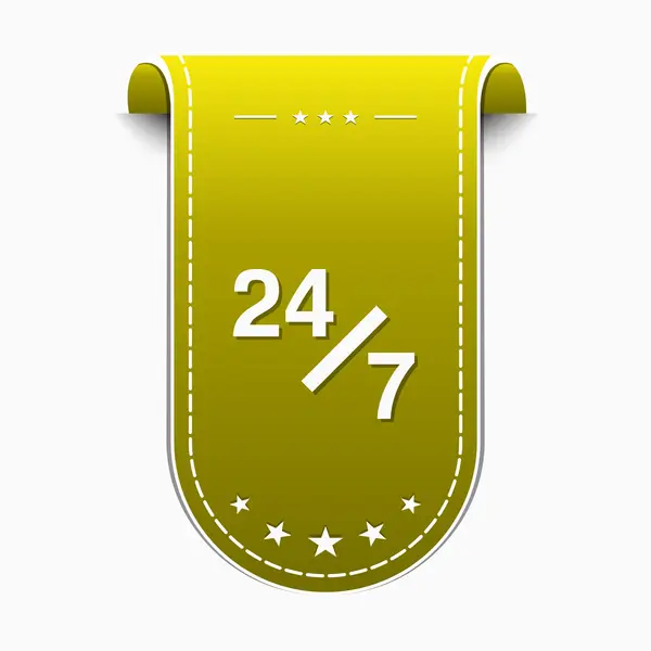 24小时服务图标 — 图库矢量图片