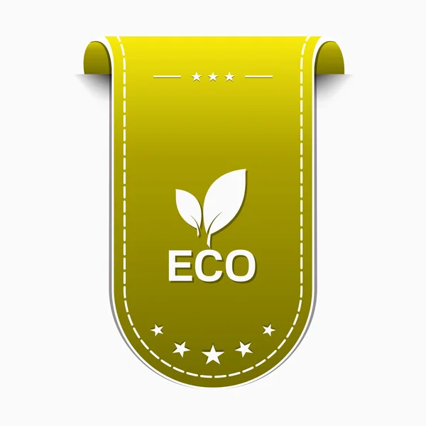 Eco diseño de iconos amigable — Vector de stock