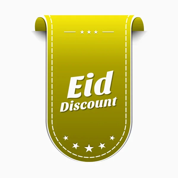 Diseño de icono de descuento Eid — Archivo Imágenes Vectoriales