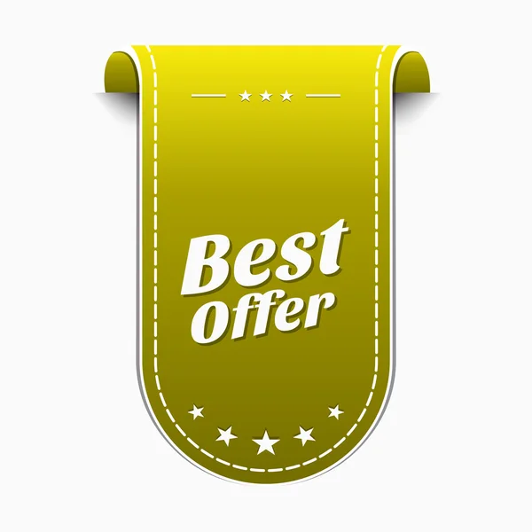 Best Offer Icon Design — Stock Vector