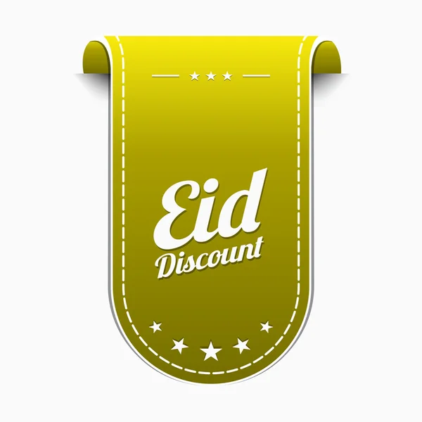 Diseño de icono de descuento Eid — Archivo Imágenes Vectoriales