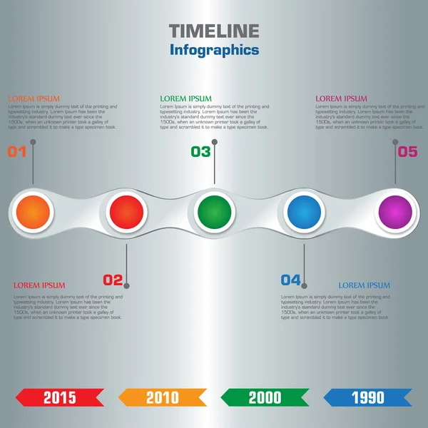 Modelo de design de vetor infográfico de múltiplos propósitos —  Vetores de Stock