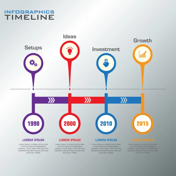 Mehrzweck-Infografik-Vektor-Design-Vorlage — Stockvektor