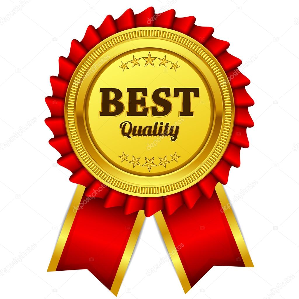 Best Quality Red Seal Vector Icon