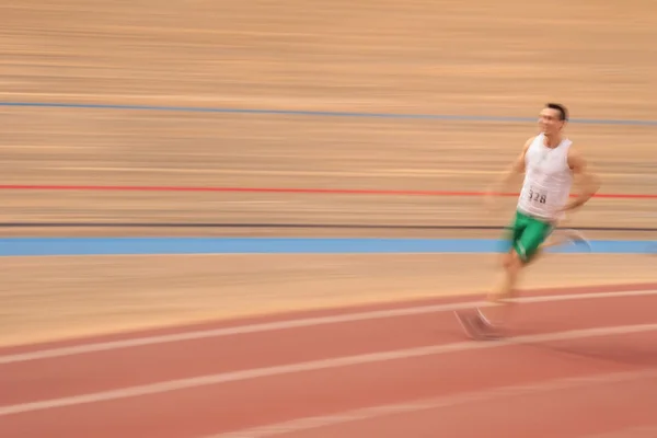 Indoor Track and Field Event 2015 competição — Fotografia de Stock