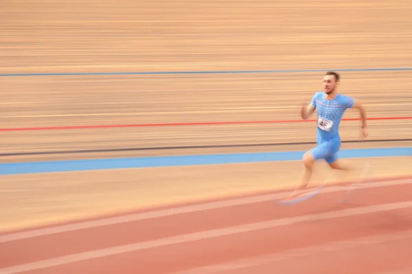 Competencia Indoor Track and Field Event 2015 — Foto de Stock