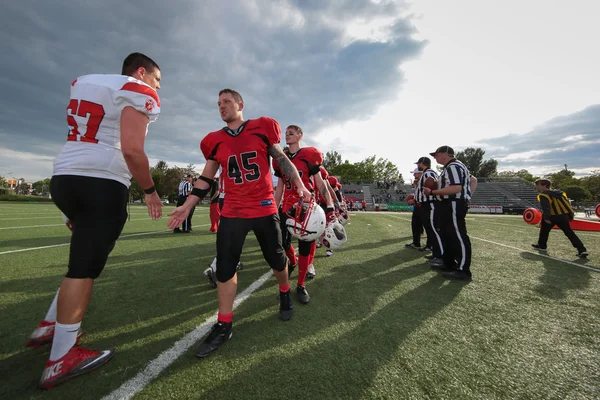 Warlords vs. Bulls football game — Stock Photo, Image