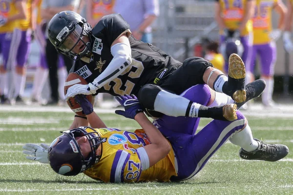 Vikings vs. Rangers football game — Stock Photo, Image