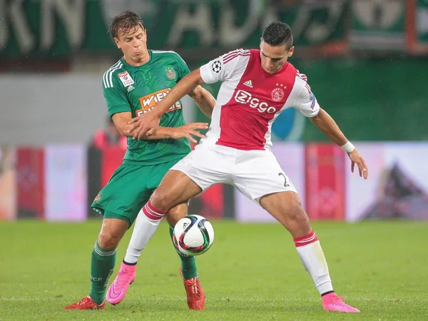 Rapid vs. Ajax Fußballspiel — Stockfoto
