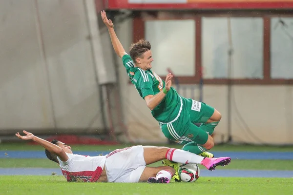 Fotbalová hra Rapid vs. Ajax — Stock fotografie