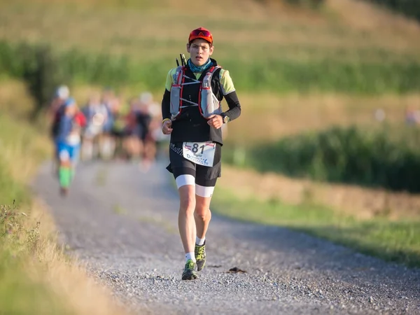 Dirndltal Extrem sportovní soutěž v Rakousku — Stock fotografie