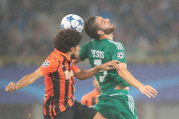 Rapid vs. Donetsk football game — Stock Photo, Image