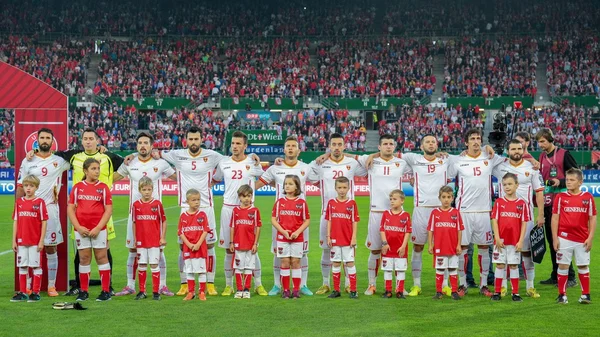 Austria vs Montenegro — Foto de Stock