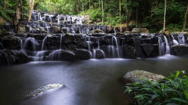 Khao Sam Lan Şelalesi Khao Sam Lan Ulusal Parkı Saraburi Povince, Tayland Şelalesi