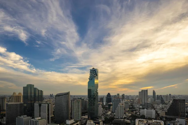 Metropolregion Bangkok Stadt Innenstadt Stadtbild Stadtsilhouette Thailand Jahr 2017 Stadtbild — Stockfoto