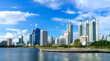 Bangkok Şehri - Şehir Merkezi İş Bölgesi Şehir Bölgesi, Manzara Bangkok Tayland