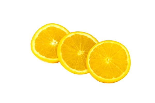 Πορτοκαλί Φρούτα Απομονωμένα Λευκό Φόντο — Φωτογραφία Αρχείου
