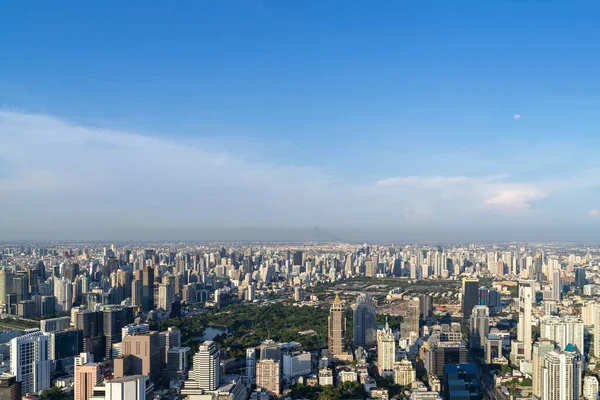 Metropolitan Bangkok City Aerial View Urban Tower Bangkok City Thailand — Stock Photo, Image