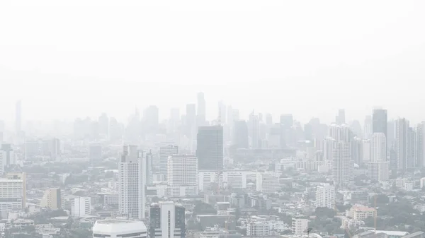 Bangkok City Thailand Air Pollution Remains Hazardous Levels Pm2 Pollutants — Stock Photo, Image
