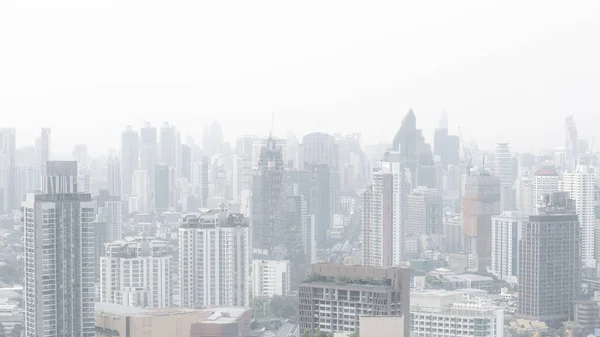 Bangkok City Thailand Air Pollution Remains Hazardous Levels Pm2 Pollutants — Stock Photo, Image