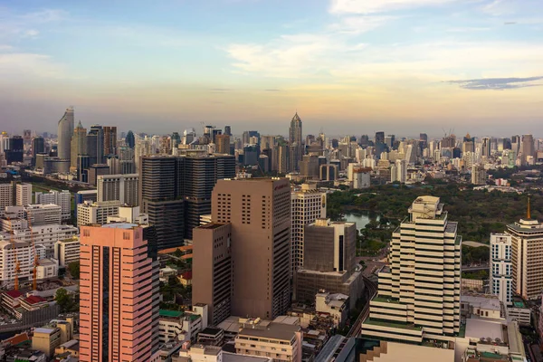 Metropolitan Bangkok City Cidade Cityscape Horizonte Urbano Tailândia Cityscape Bangkok — Fotografia de Stock