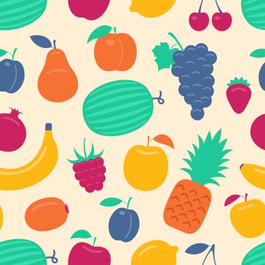 vektör sorunsuz geçmiş meyve ile