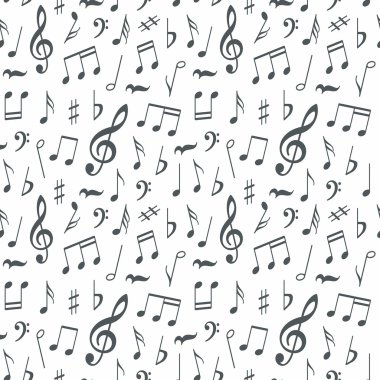 Nota Dikişsiz desen arka plan