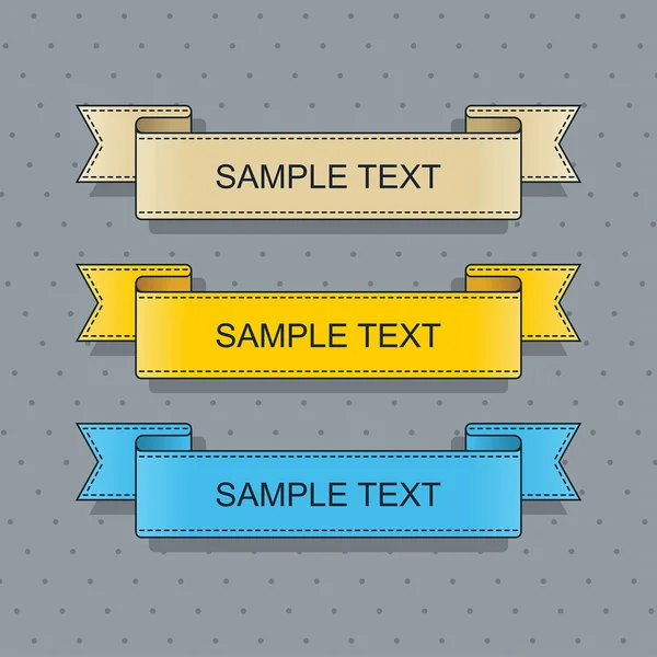 Conjunto de cintas — Vector de stock