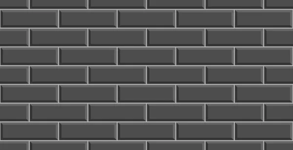 Mur Carreaux Céramique Noire Fond Carreaux Noirs Carreaux Céramique Noire — Image vectorielle