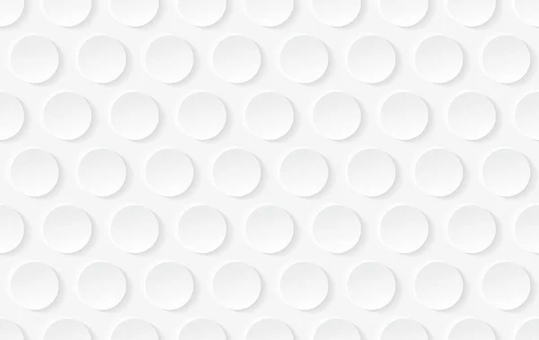 White Circles Pattern Abstract White Background Circles Pattern — Stok Vektör