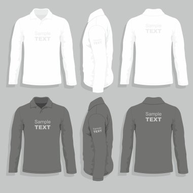 Erkekler siyah uzun kollu t-shirt