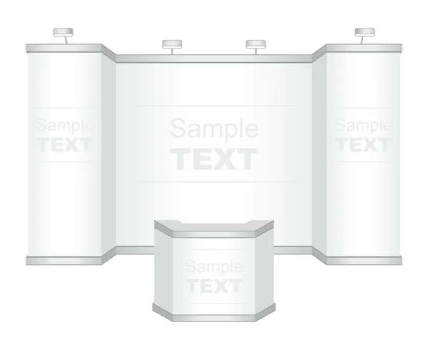 Handelsbeursstand — Stockvector