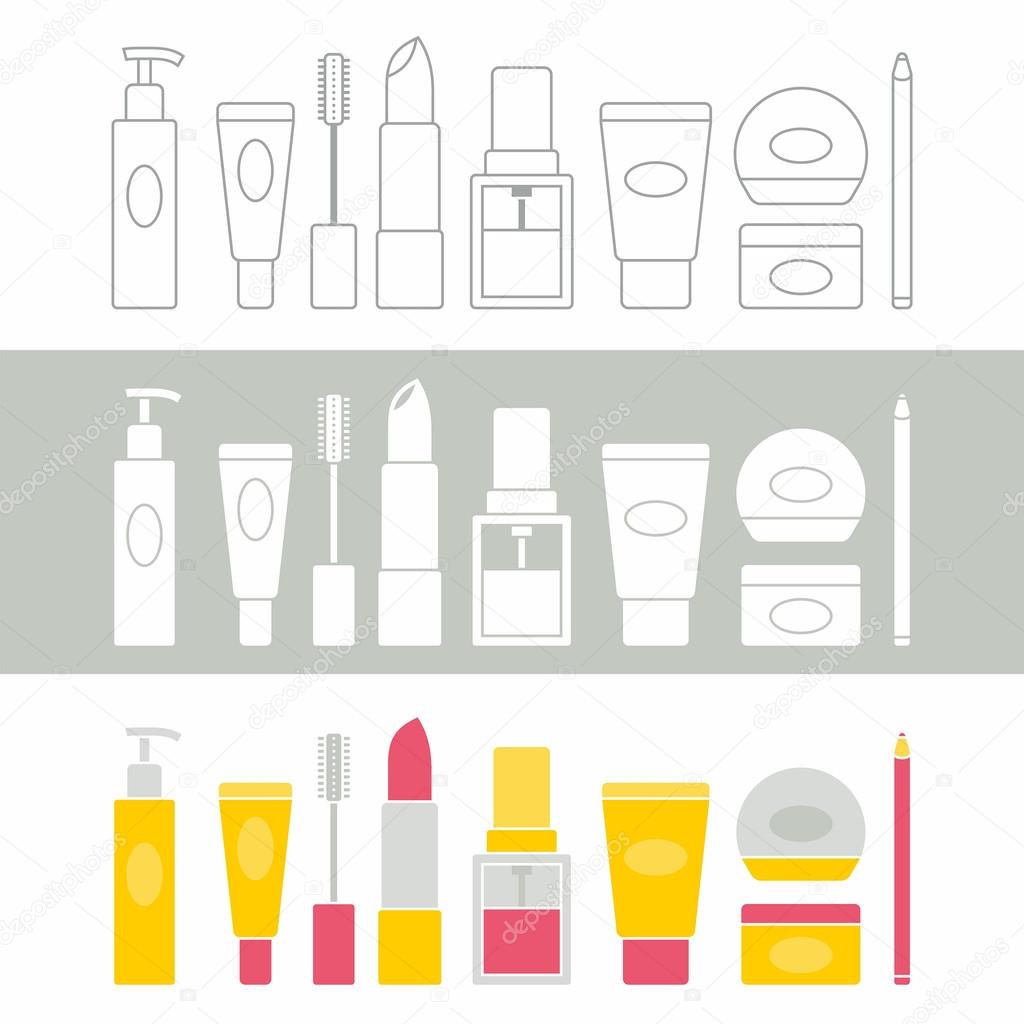 化粧品のアイコン ストックベクター C Volykievgenii