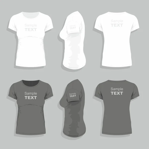 T-shirt voor dames — Stockvector