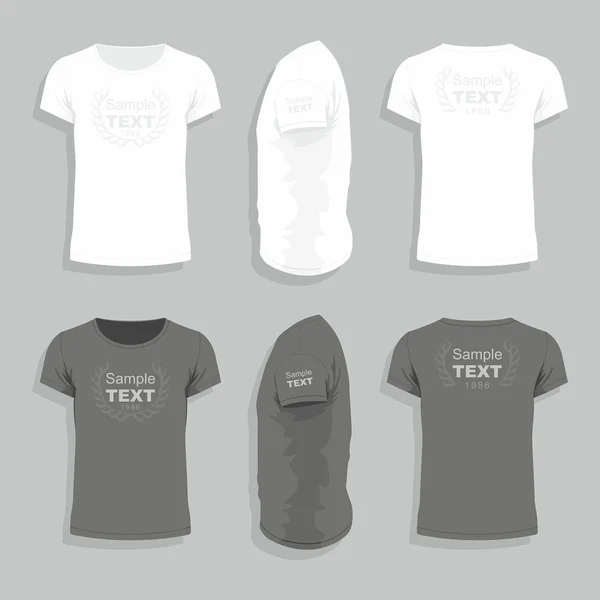 Erkek t-shirt tasarım şablonu
