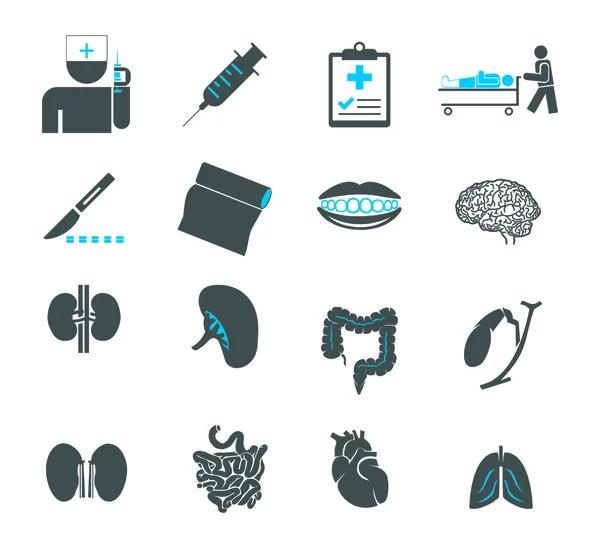 Set icônes de médecine — Image vectorielle