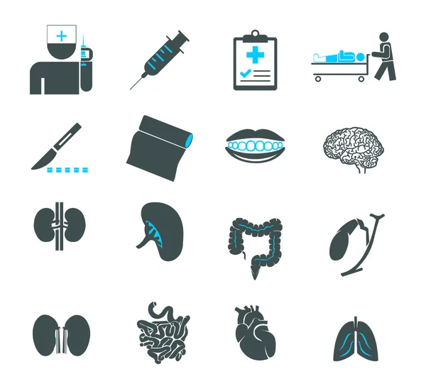 Set medicine icons — Stock Vector