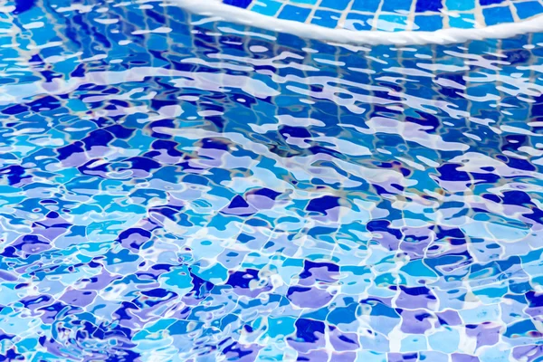 Eau bleue dans la piscine — Photo