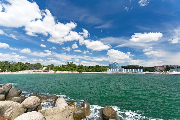 Varna stranden vid Svarta havet — Stockfoto