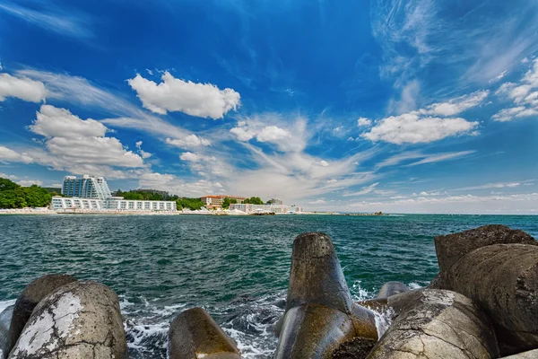 Varna beach on Black sea — Stock Photo, Image