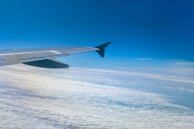 uçak ve gökyüzü