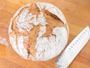 ev yapımı yuvarlak ekmek