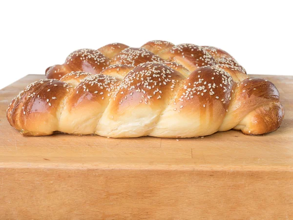 Hausgemachtes rundes Brot — Stockfoto